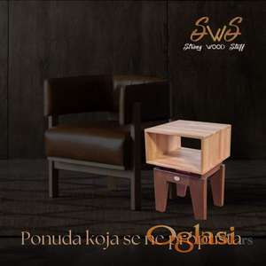 NOĆNI STO PETER BEZ FIOKE  40x40x56 cm